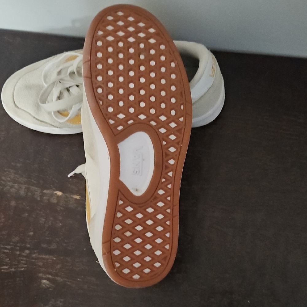 Vans Ultra RANGE 2.0, Cream and MUSTARD/yellow Athletic Shoes - Picture 3 of 13